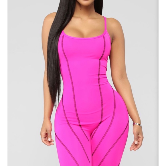 Pants & Jumpsuits Fuchsia Jumpsuit Poshmark